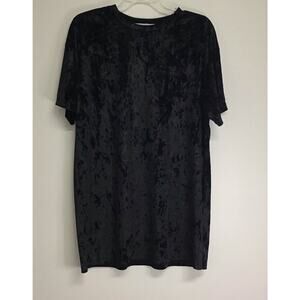 Double Zero Black‎ Shirt Dress Women's Size Medium